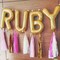 52 Pcs Gold Letter Balloons Foil Alphabet A to Z Balloons DIY Personalized Phrase Banner
